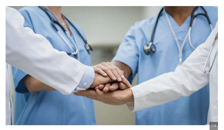 Healthcare professionals team
